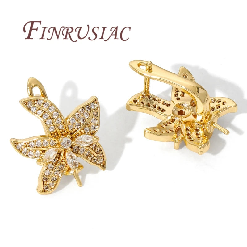 18K Gold Plated French Earring Hooks – DIY Jewelry Findings Earring Hooks Findings P3