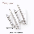 18K Gold Plated Earring Hooks – DIY Copper Earwire Findings Earring Hooks Findings P3 Rhodium Plated 3 Pairs