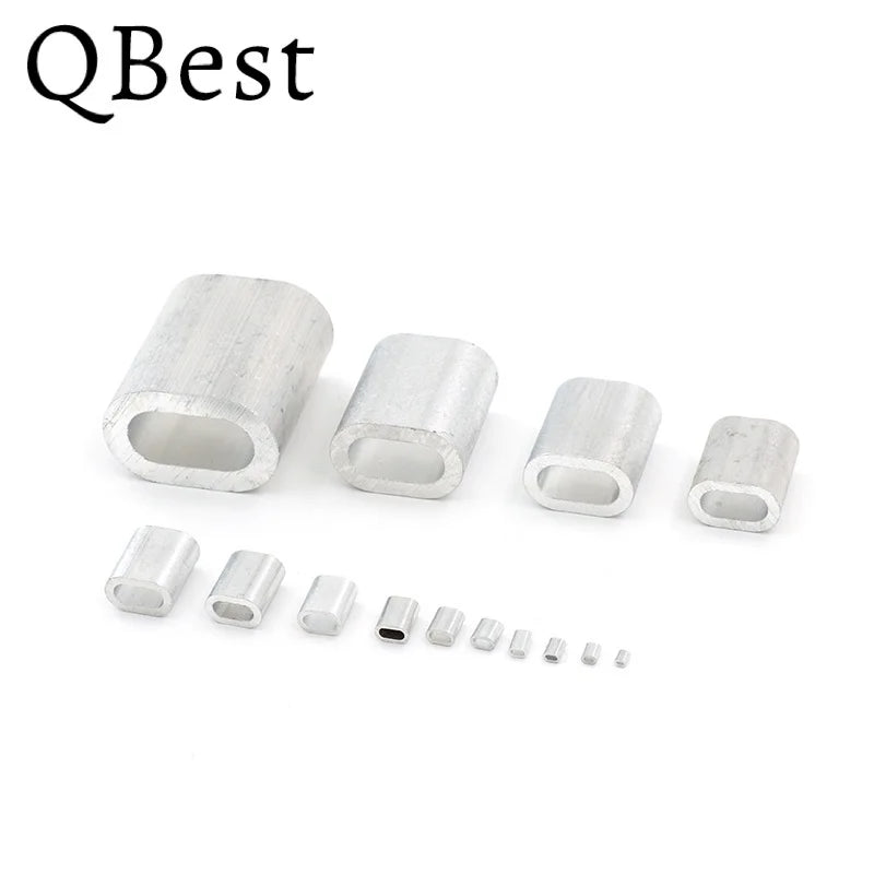 Aluminum Oval Crimping Sleeves Wire Rope Ferrule 0.5–12mm Wire Rope Ferrule P3