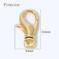 18K Gold Plated Lobster Clasps – Spring Trigger DIY Jewelry Jewelry Making Findings P3 18K Real Gold Plated 4 pieces