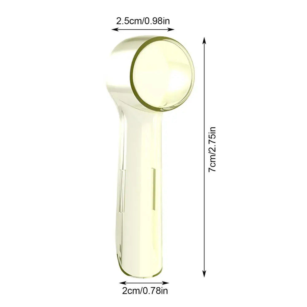 Dustproof Electric Toothbrush Head Covers – Round Cap ABS Toothbrush Head Cover P3 Yellow