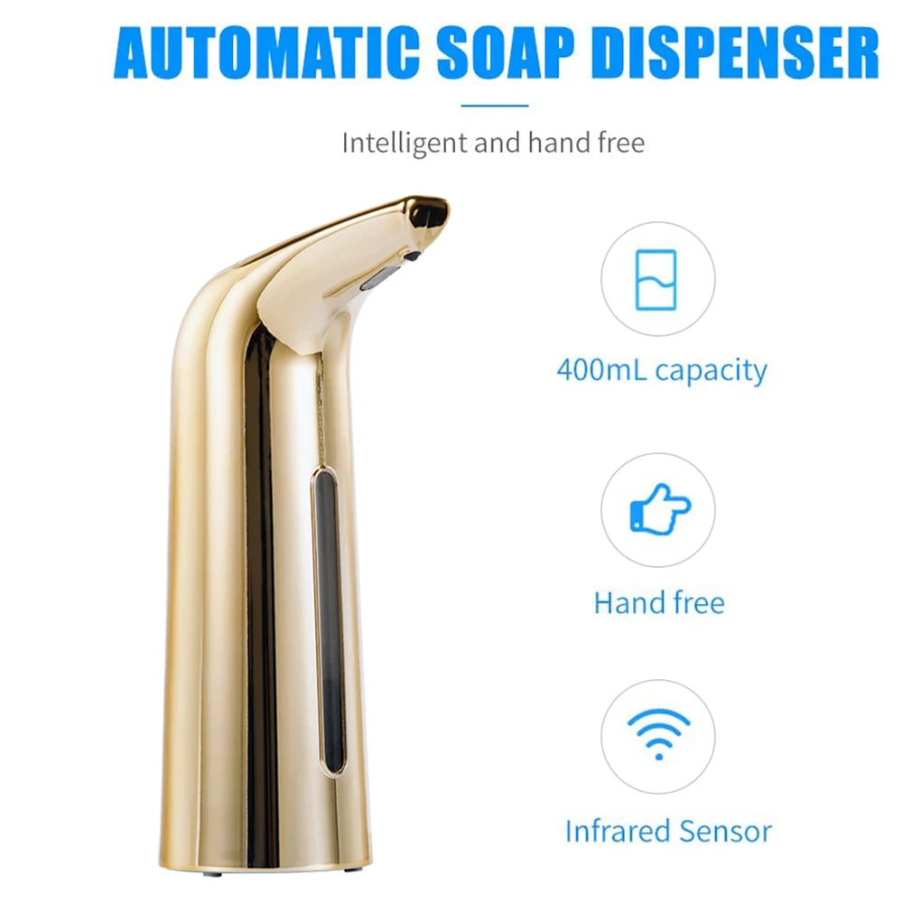 Touchless Auto Soap Dispenser IR Sensor 400ml Gold Soap Dispenser P3