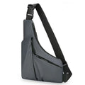 Men's Triangle Sling Bag – Large Capacity Crossbody Chest Pack Crossbody Sling Bag P3 Grey