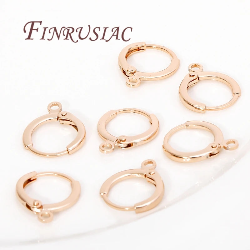 Gold Plated Hypoallergenic Earring Hooks 10pcs – DIY Jewelry Earring Hooks Findings P3