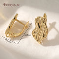 18K Gold Plated Leverback Earring Clasps & French Ear Hooks Earring Clasps Findings P3 18K Real Gold Plated 2 pairs