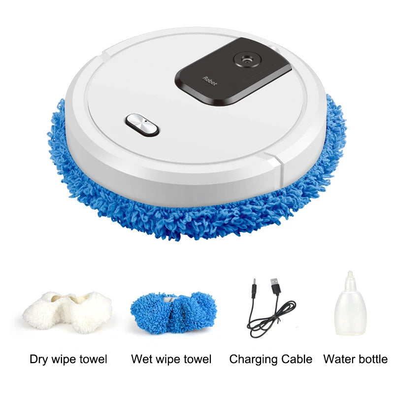 Donirt Robot Vacuum & Mop with Humidifying Spray | 1500mAh Robot Vacuum Mop P3