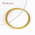 Gold Plated Stainless Steel Beading Wire 0.3–0.6mm | DIY Jewelry Jewelry Beading Wire P3 Gold-stainless steel 0.3MM -6 Meters