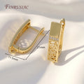 Floral Leverback Earring Hooks 18K Gold Silver Plated DIY Findings Earring Hooks Findings P3 18K Real Gold Plated 2 pairs
