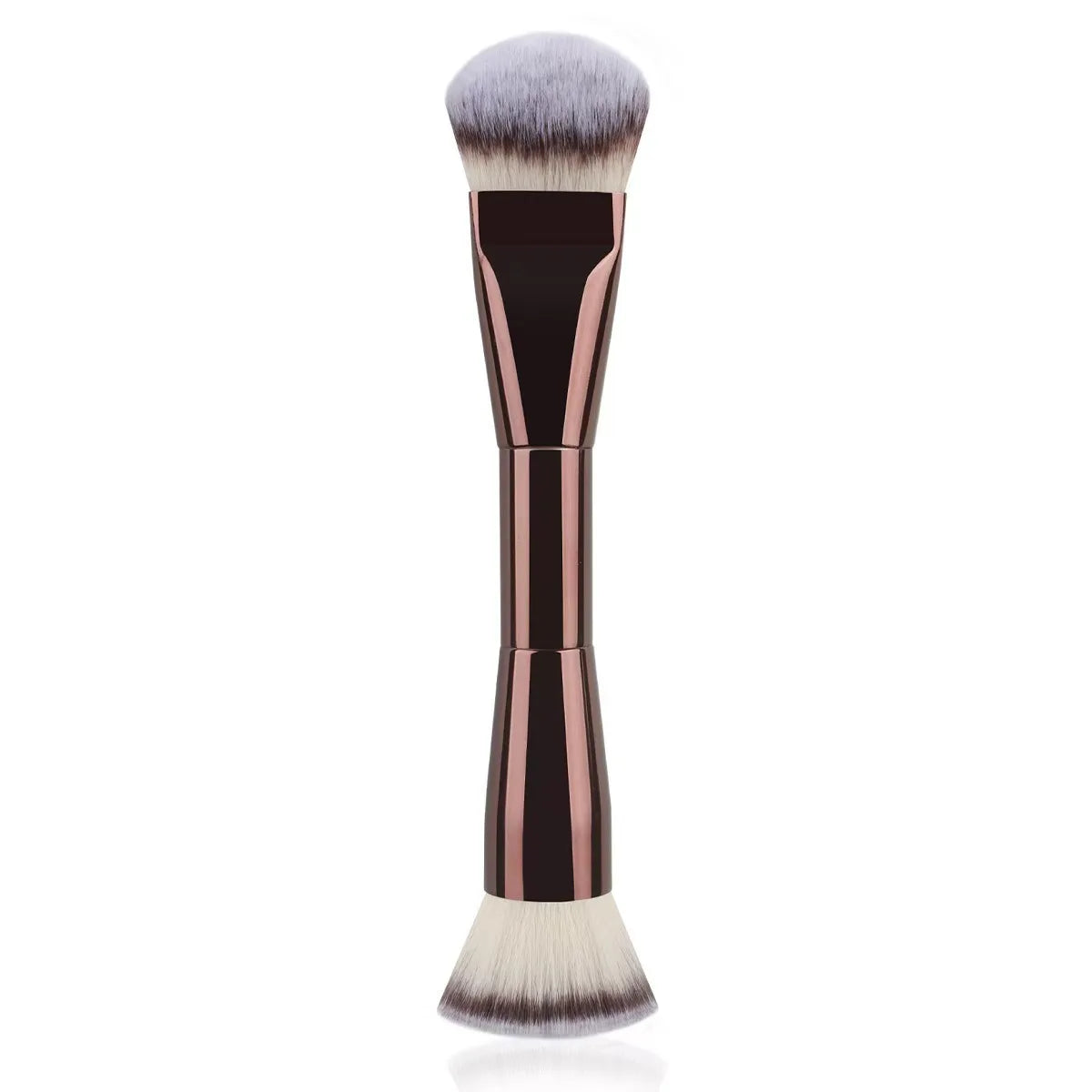 2-in-1 Dual-Ended Makeup Brush – Powder, Foundation & Contour Dual-Ended Makeup Brush P3 Style1
