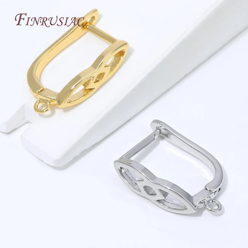 18K Gold Plated Leverback Earring Hooks | DIY Jewelry Findings Earring Hooks Findings P3