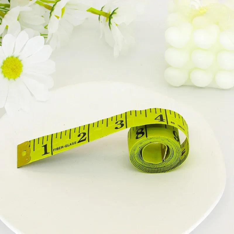 150cm/60" Soft PVC Body Measuring Tape for Sewing & Tailor Sewing Tape Measure P3 Yellow