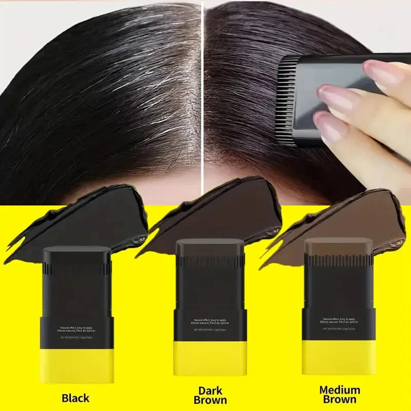 Sevich Hair Dye Stick – 3 Colors Gray Root Coverage 15g Hair Color Stick P3