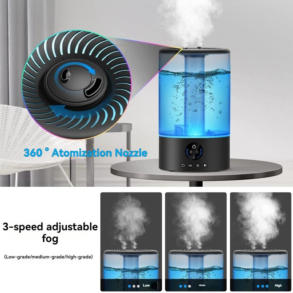 Desktop Cool Mist Humidifier 3L | Timer, Quiet, 3-Speed Cool Mist Humidifier P3