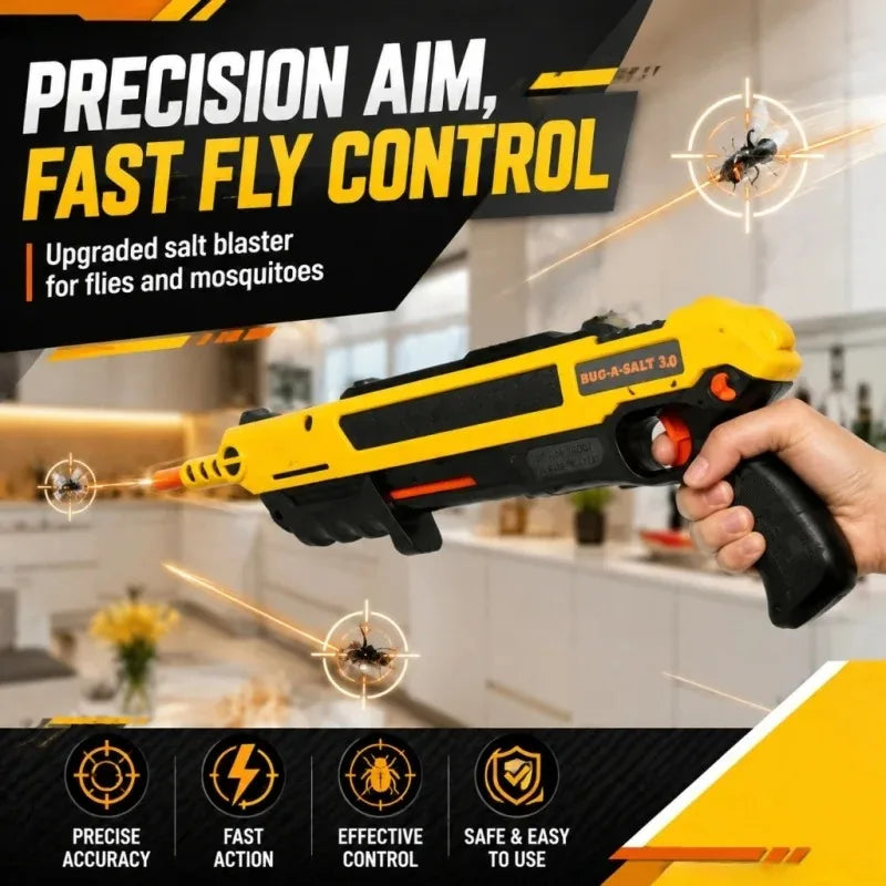 Salt Gun 3.0 – Pump-Action Fly & Mosquito Salt Shooter Salt Bug Shooter P3