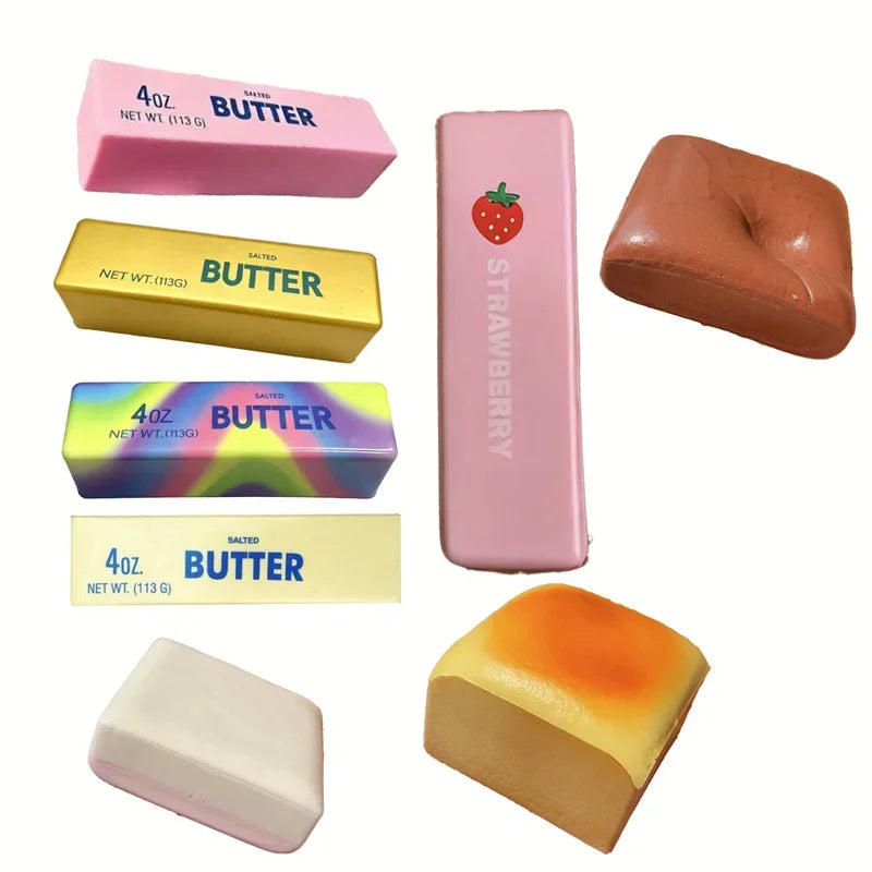 Butter Stick Fidget Squeeze Toy – Squishy PU Fake Food Fidget Squeeze Toy P3