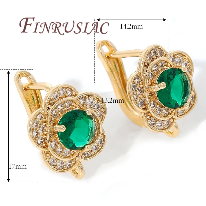18K Gold Plated Brass Zircon Earring Hook Clasps | DIY Findings Earring Jewelry Findings P3 18k Gold Plated 2 pairs
