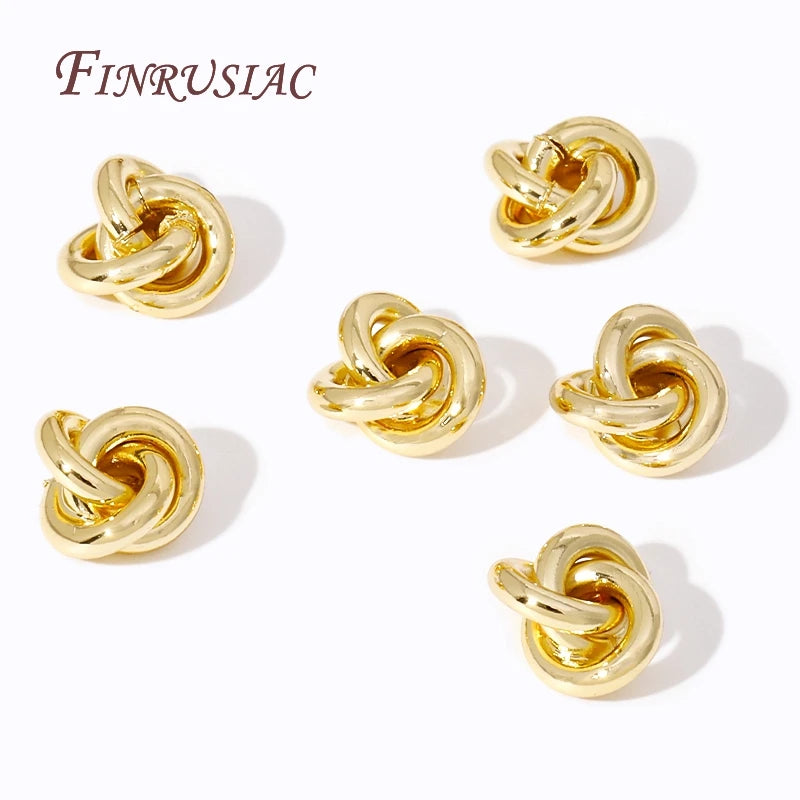 18K Gold Plated Spiral Spacer Beads – DIY Jewelry Making