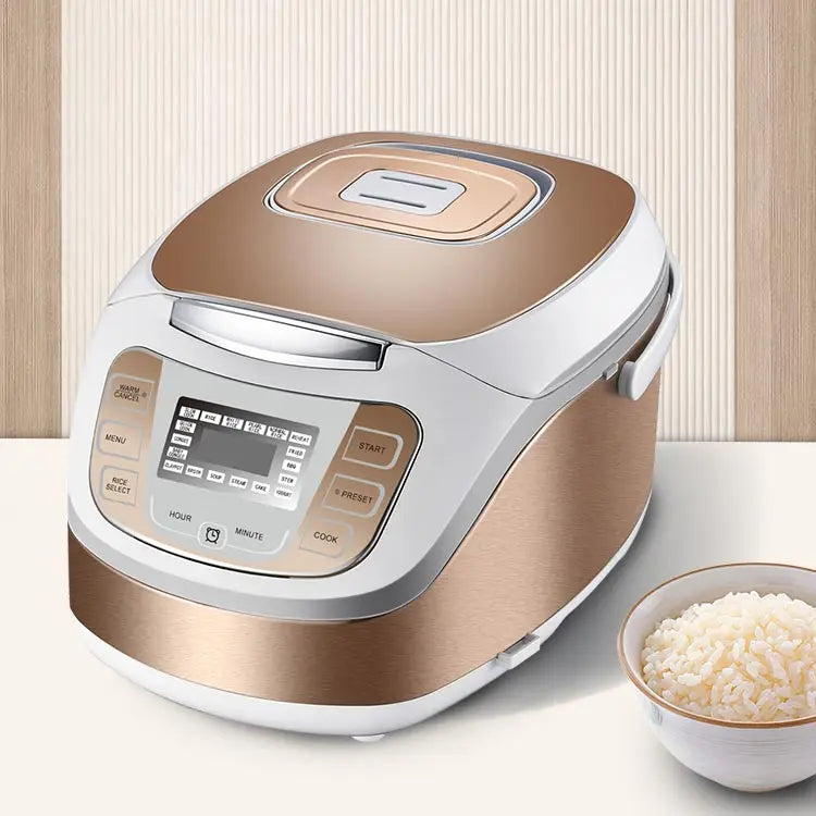 DUTRIEUX JS-X50C Digital Rice Cooker 4–5L Non-Stick | Gold Digital Rice Cooker P3 Gold CN