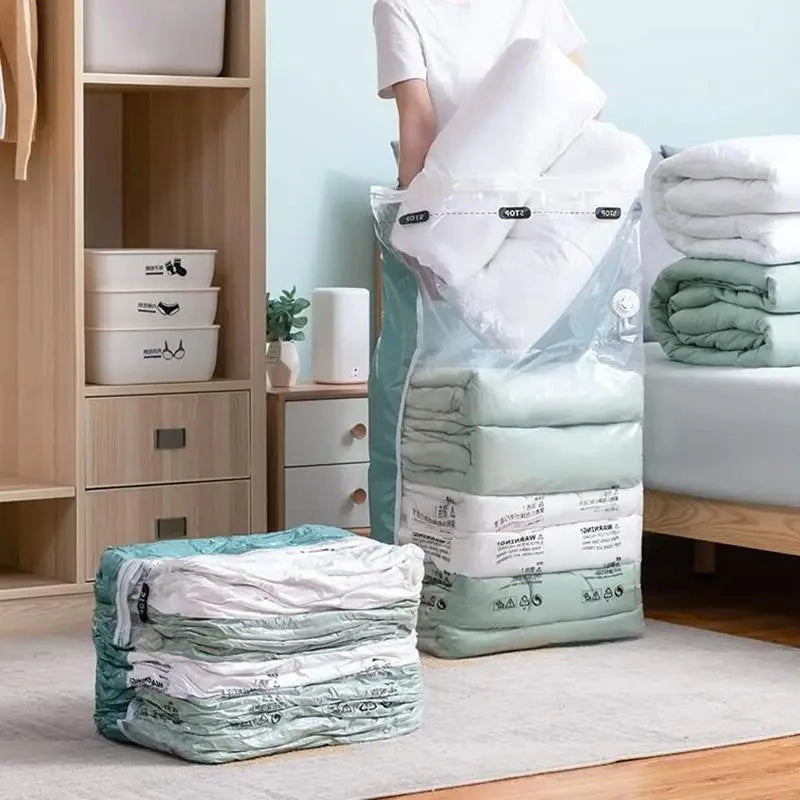 No-Pump Vacuum Compression Storage Bags – Extra Large Vacuum Storage Bags P3