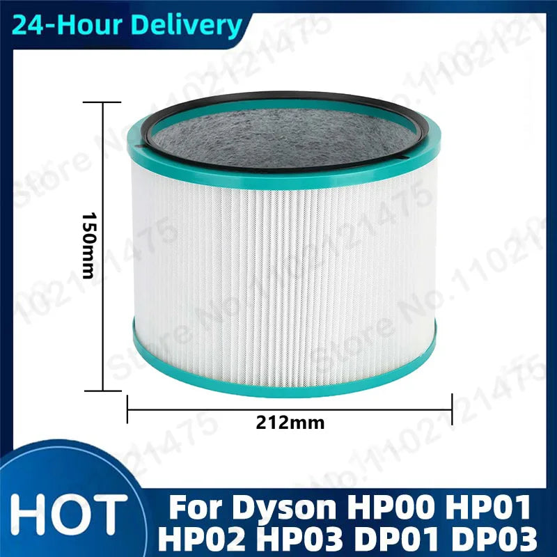 HEPA Activated Carbon Filter for Dyson HP00 HP01 HP02 HP03 DP01 DP03 Air Purifier Filter P3