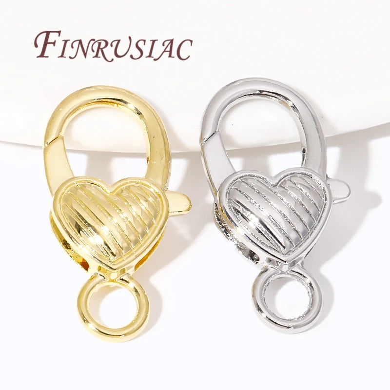 18K Gold Plated Lobster Clasps | DIY Jewelry Connector Findings Jewelry Clasp Findings P3