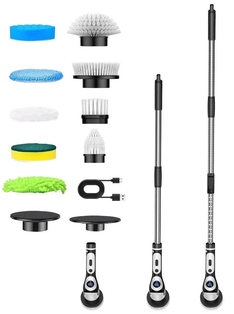 Multi-Function Electric Cleaning Brush | Wireless Telescopic Mop Electric Cleaning Brush P3