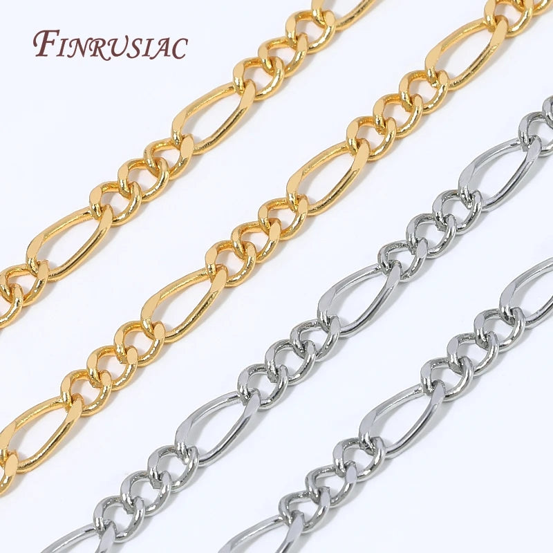 18K Gold Plated Necklace Chain Lobster Clasp – DIY Jewelry Jewelry Making Chain P3