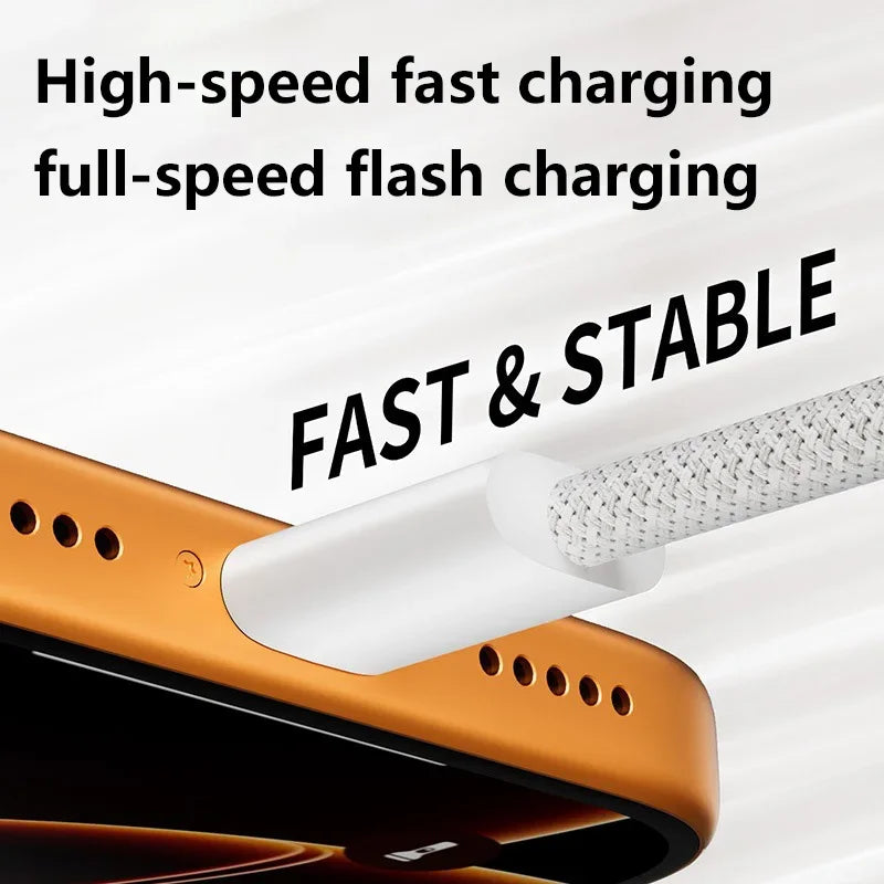 5-Pack USB-A to USB-C 240W Fast Charging Cable | 3A USB Charging Cable P3