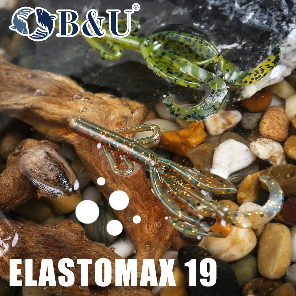 B&U Soft Crayfish Shrimp Creature Baits – Floating Bass Lures Soft Fishing Lure P3