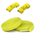 Elastic No-Tie Shoelaces Press Lock – Kids & Adults 8mm Flat Elastic Shoelaces P3 YW