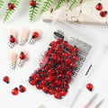 Ladybug Nail Charms Flatback Acrylic DIY Decorations 50/100pc Nail Art Charms P3 S-321-01-50pcs