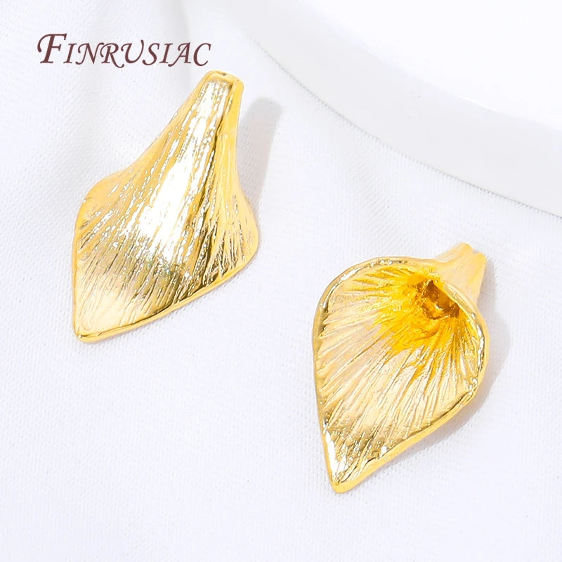 18K Gold Plated Brass Flower Petal Bead Caps – Jewelry Findings Jewelry Bead Caps P3