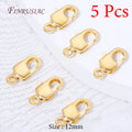 18K Gold Plated Lobster Clasps & S Hook Clasps – DIY Jewelry Jewelry Clasps & Findings P3 Gold Plated-5pcs