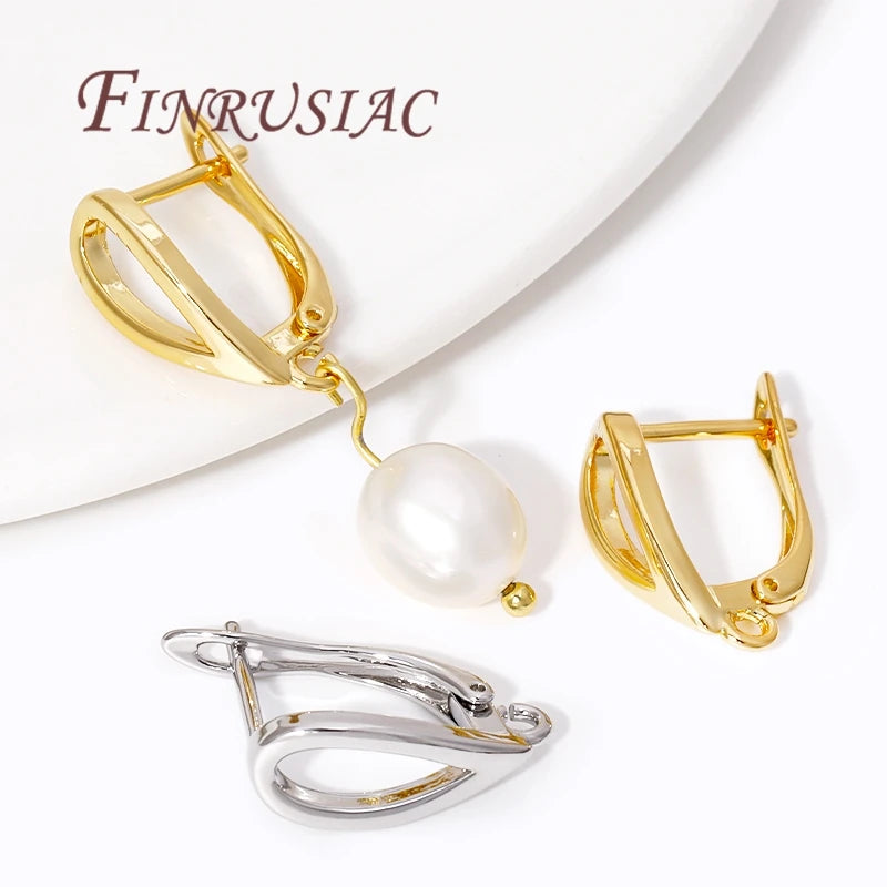 18K Gold Plated French Earring Hooks – DIY Earwire Findings Earring Findings P3
