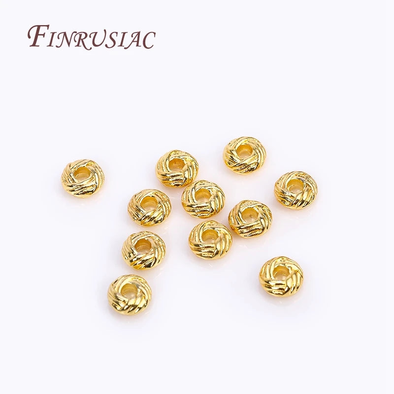 14k/18k/Rhodium Plated Metal Separator Beads | DIY Jewelry Jewelry Making Beads P3