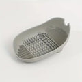 Silicone Makeup Brush Cleaning Bowl – Suction Cup Base Brush Cleaning Bowl P3 Gray