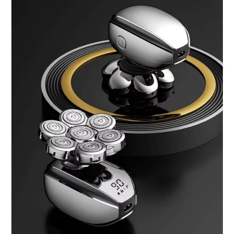 Mini Portable Electric Rotary Shaver – USB-C IPX7 Waterproof Electric Rotary Razor P3