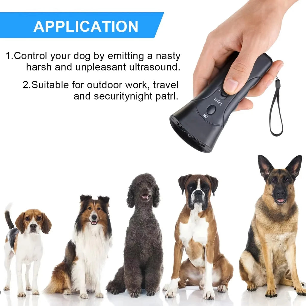 Ultrasonic Dog Bark Control Trainer LED Anti-Bark Device Dog Training Device P3