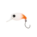 B&U Mini Crankbait Wobbler – Trout Minnow Freshwater Fishing Lure Crankbait Fishing Lure P3 white orange 1pc-25mm-1.9g