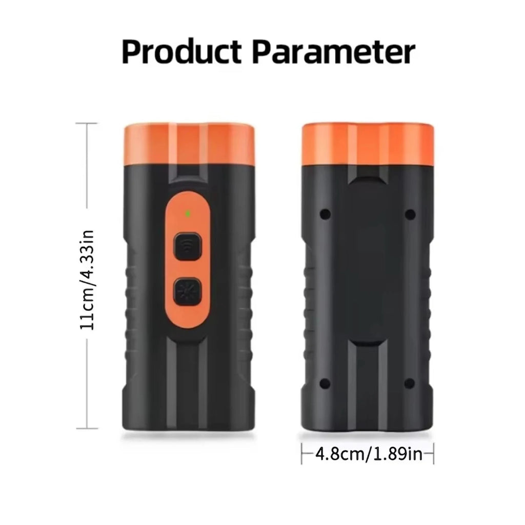 Dual Head Ultrasonic Dog Repeller & Trainer – USB Rechargeable Dog Training Device P3