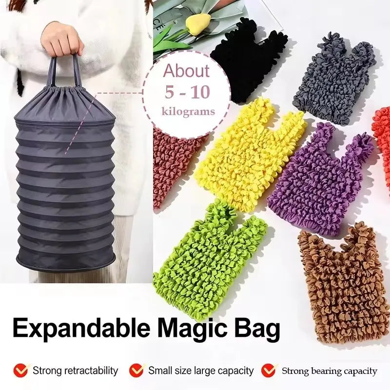 Expandable Stretch Shopping Bag – Foldable Large Capacity Tote Reusable Shopping Bag P3
