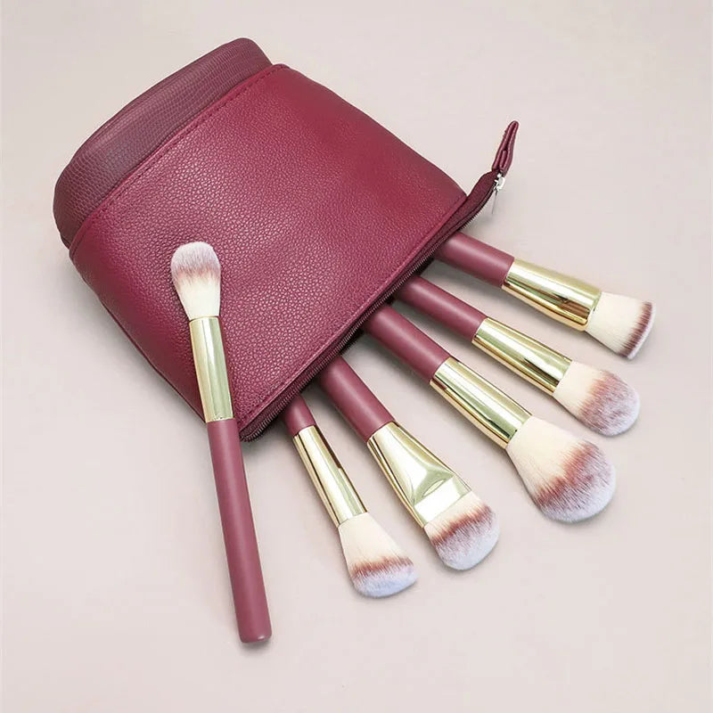 Stretchable PU Leather Makeup Brush Organizer Bag | Multi-Slot Makeup Brush Organizer P3
