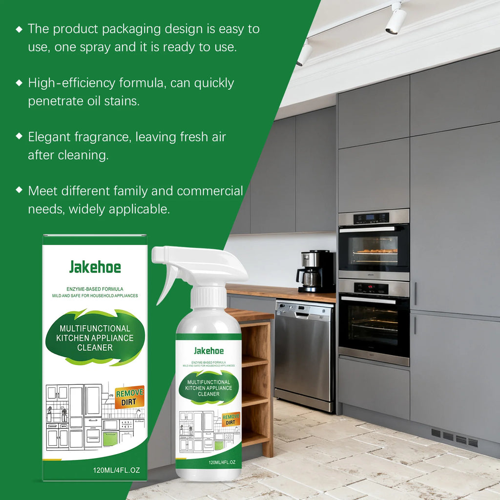 JAKEHOE Enzyme Kitchen Degreaser Spray | Multi-Surface Cleaner Kitchen Degreaser Spray P3