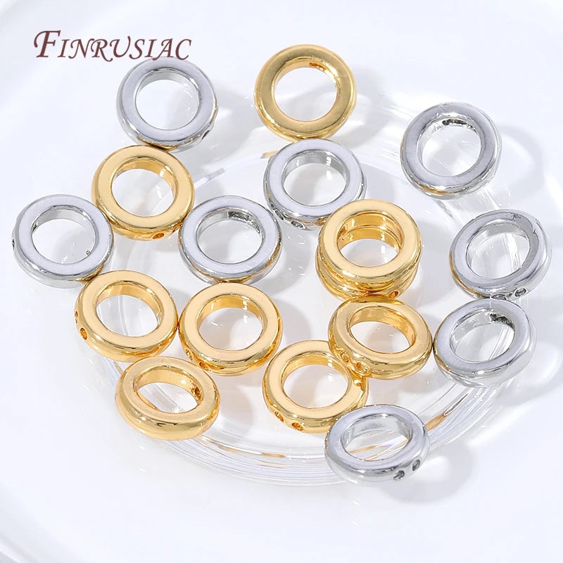 18K Gold Plated Brass Cord End Beads – 4mm DIY Jewelry Findings Jewelry Findings P3