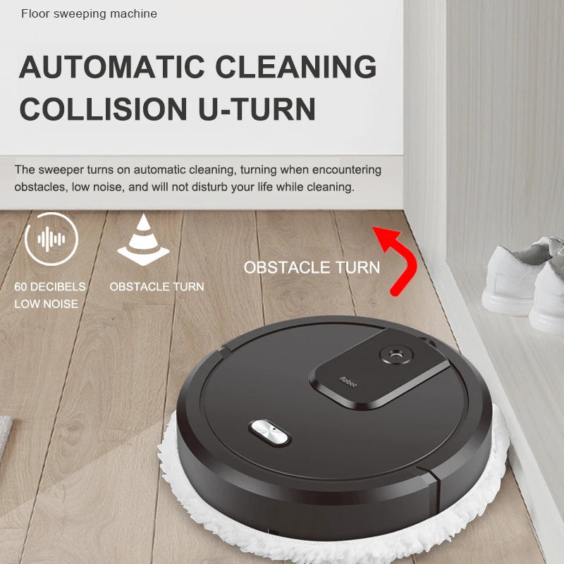 Donirt Robot Vacuum & Mop with Humidifying Spray | 1500mAh Robot Vacuum Mop P3
