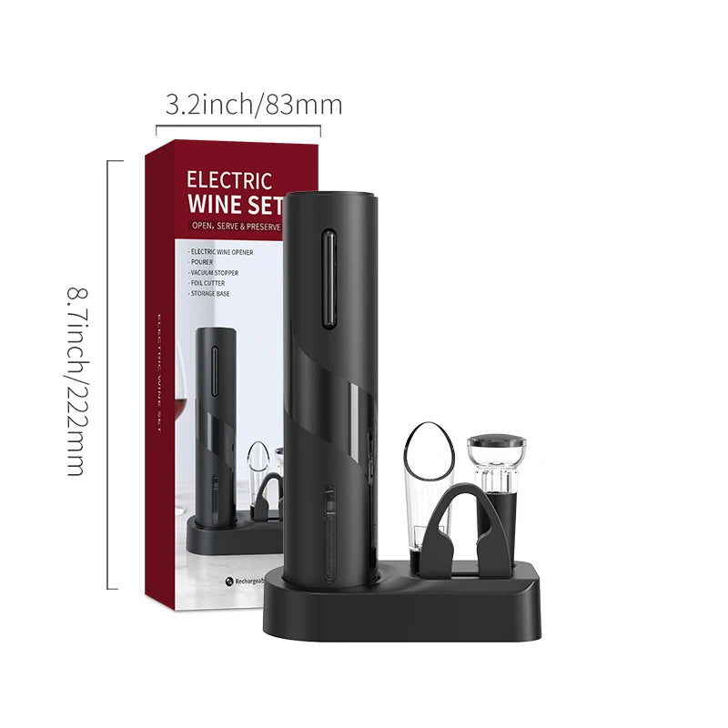 CLITON Electric Wine Opener – Rechargeable Automatic Corkscrew Electric Wine Opener P3