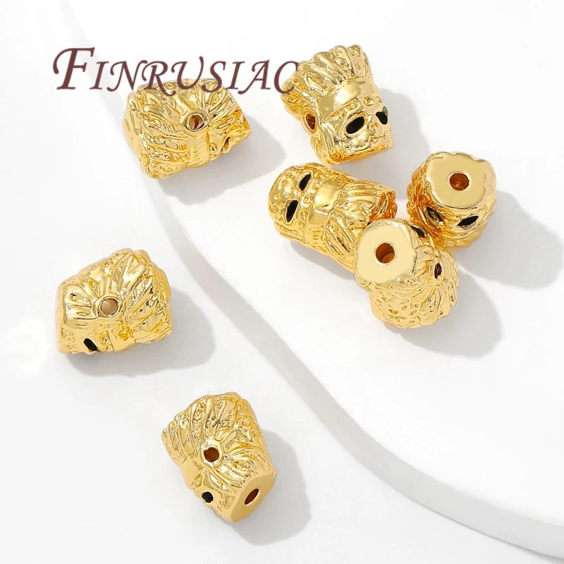 10mm 18K Gold Plated Spacer Beads – DIY Jewelry Making Jewelry Spacer Beads P3