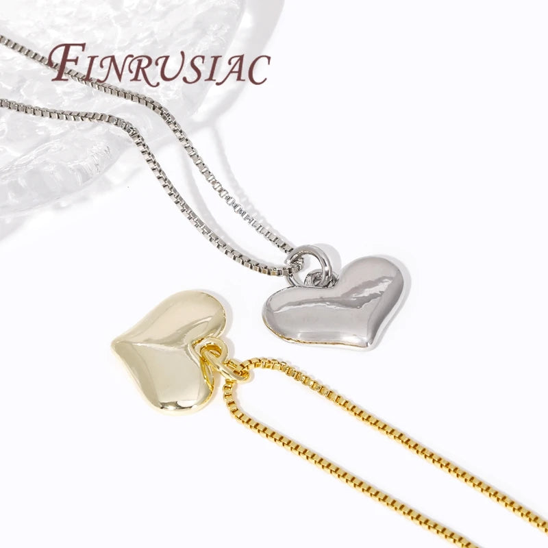 18K Gold Plated Heart Pendants for DIY Jewelry – 2 Sizes Jewelry Pendant Findings P3
