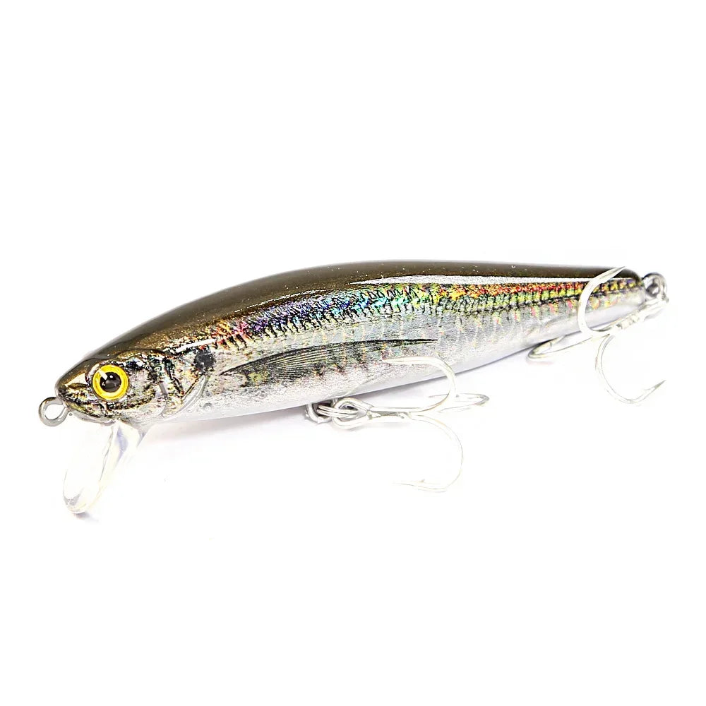 B&U 80mm Sinking Minnow Jerkbait – Saltwater Sea Bass Lure Saltwater Fishing Lure P3 brown 1pc-80mm-26g