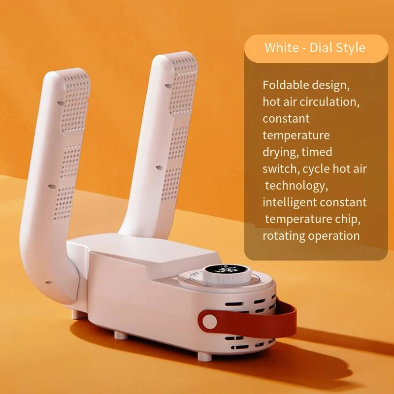DUTRIEUX Foldable Portable Shoe Dryer & Deodorizer with Timer Electric Shoe Dryer P3